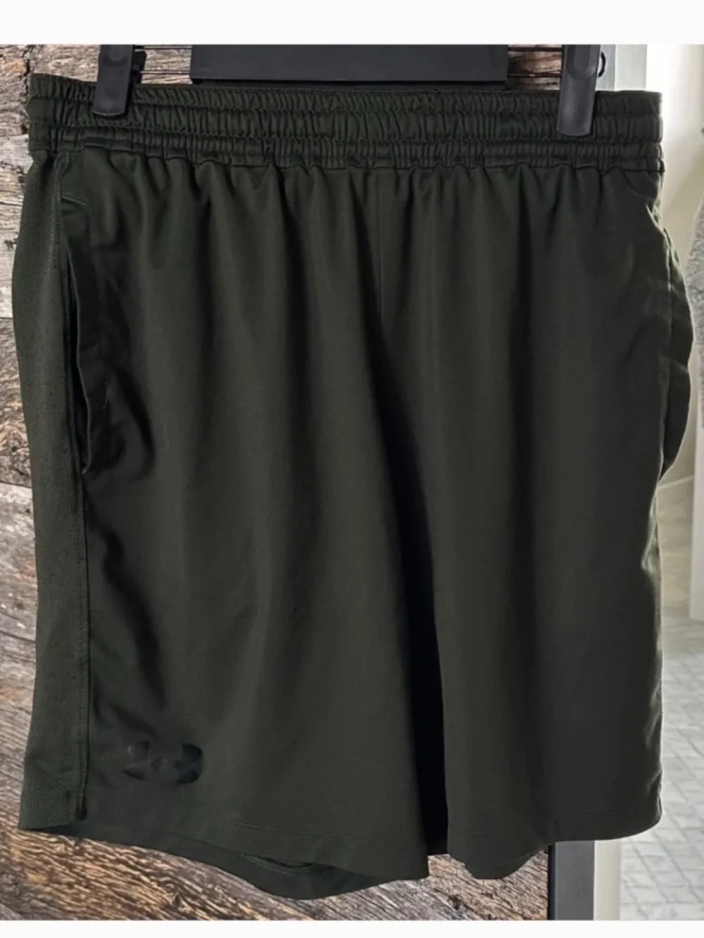 Under Armour HeatGear Performance Training Shorts Green Men's Large